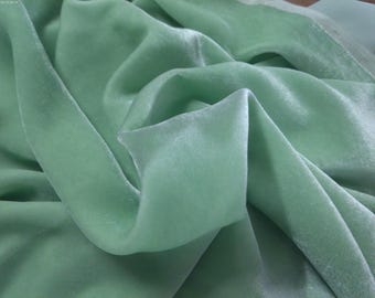 NEW SUPPLIER! Silk Velvet~Pistachio Green~9"x22"~Great 4 All dolls!