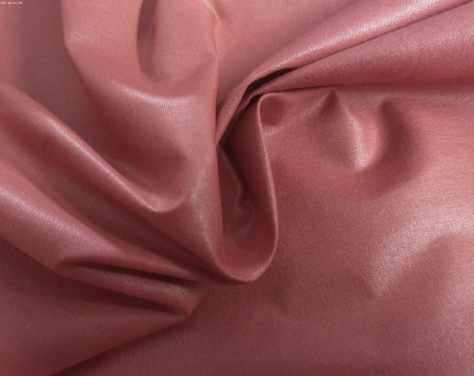 REMNANT! Light Weight Polished Cotton~Salmon Pink~26"x33"