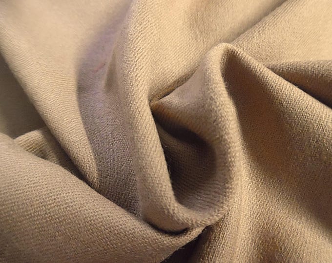 NEW ARRIVAL! Wool "Stuffs"~Tobacco Brown Civil War Reproduction~12"x29"~Light weight~Doll Fabric