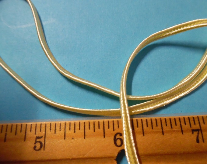 NEW! Chinese Soutache~Soft/Shiny~ Ivory~3/16"~Doll Trim~Three Yards~100% Nylon