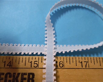 Picot Edge Ribbon/Braid~Blue~3/8"x3Yards~Doll Trim