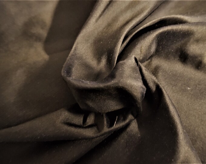 High End Silk Shantung~Dark Brown~9"x27"~Doll Fabric