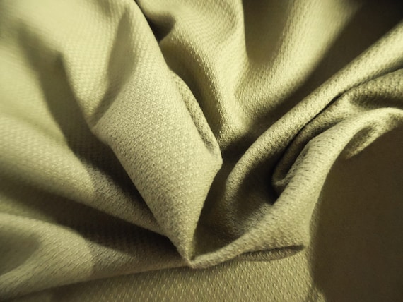 Cotton Pique Suiting~Dusty Olive Green~12"x28"~Medium Weight
