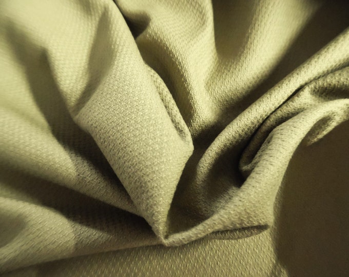 Cotton Pique Suiting~Dusty Olive Green~12"x28"~Medium Weight