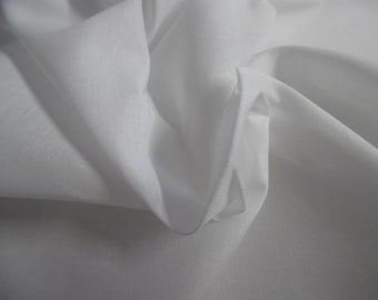 Italian Cotton Organdy~White~18"x56"~Slighty Crisp Hand