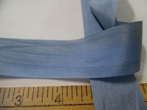 Wide Silk Ribbon~33MM x 1 Yard~FRENCH BLUE~Doll Dress and Hat Trim