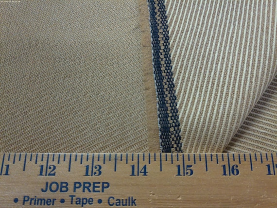 BASEMENT BARGAIN! Wool Blend Suiting~Diagonal Stripe Weave~Shades Caramel~16"x60"