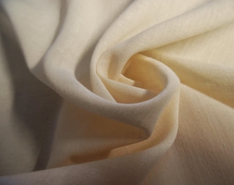 Cotton/Wool Batiste~Light Ecru~Light Weight~18"x28"~Doll Fabric