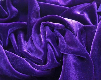 NEW SUPPLIER! Silk Velvet~Dark Purple~9"x22"~Great 4 All dolls!