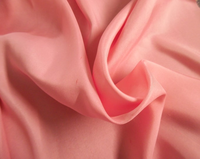 LAST PC! Soft Silk Shantung~Rose Pink~27"x27"~Doll Fabric~Read Description!