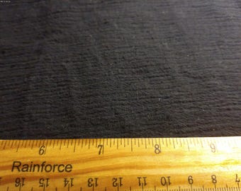 BASEMENT BARGAIN! 100% Cotton Gauze~Black~15"x48"~Semi Sheer~Lt. Weight