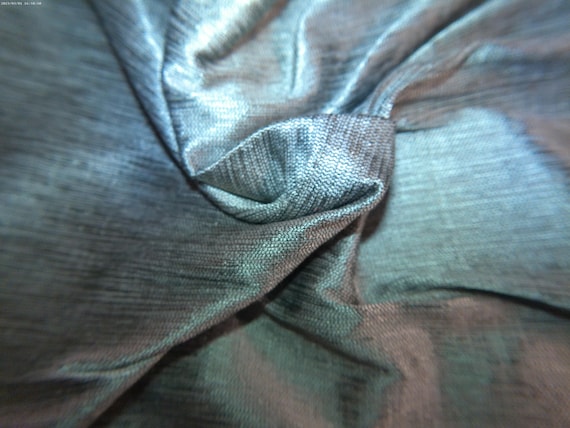 LAST! Silk/Viscose Natural Fiber Suiting~Heathered Silver Grey~19"x28"~Doll Fabric