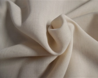 Swiss Wool Blend Voile~Dark Cream~18"x29"~Doll Fabric