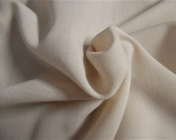 Swiss Wool Blend Voile~Dark Cream~15"x29"~Doll Fabric~READ!