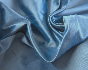 Silk Taffeta~Silkshot~Ocean Pearl~ 9"x27"~Doll Fabric