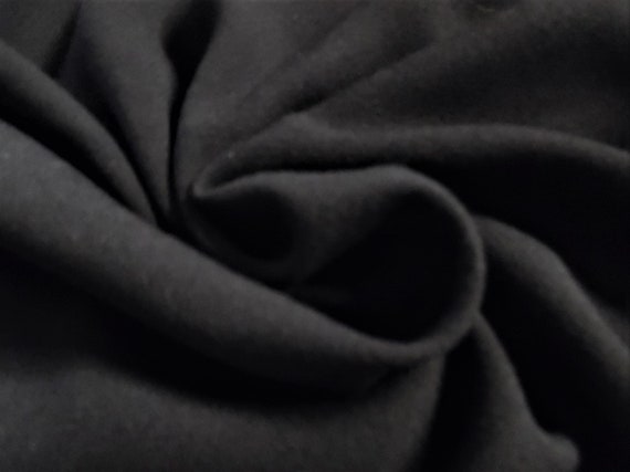 Rayon Challis~Jet Black~12"x56"~Doll Fabric~Flapper