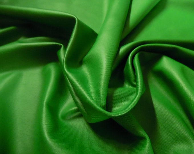Faux Leather (Pleather)~Grass Green~16"x20"~Thin/Soft/Stretchy~Doll Purses, Belts, and Shoes