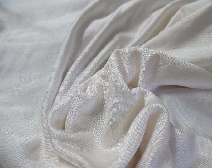 NEW SHIPMENT! Silk Jersey~Creamy White~9"x21"~Great for Doll Stockings