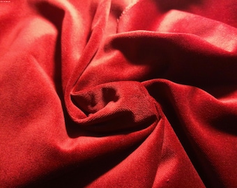 Cotton Velveteen~Dark Cranberry Red~12"x28"