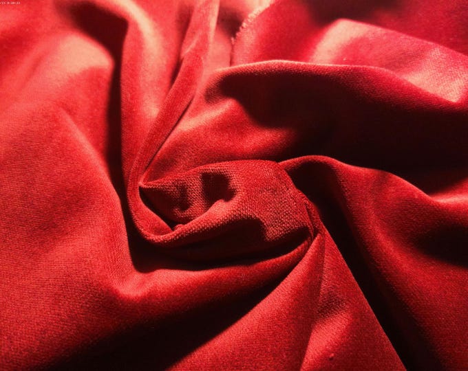 Cotton Velveteen~Dark Cranberry Red~12"x28"