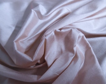 Silk Dupioni Taffeta~Pearly Pink~ 18"x27"~Doll Fabric