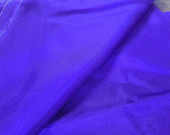 Silk Tissue Satin~Royal Purple~10"x22"~Great 4 Miniatures~Small dolls~All dolls!