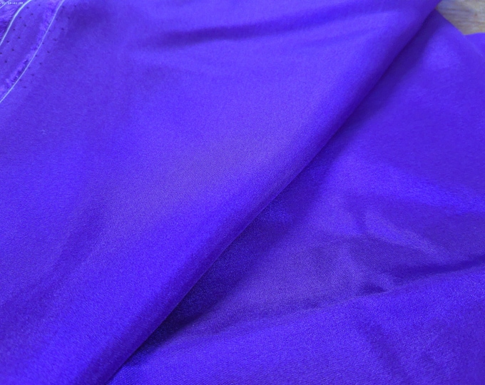 Silk Tissue Satin~Royal Purple~10"x22"~Great 4 Miniatures~Small dolls~All dolls!