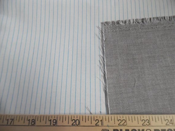 BASEMENT BARGAIN! 100% Cotton Suiting~Two Sided~18"x30"