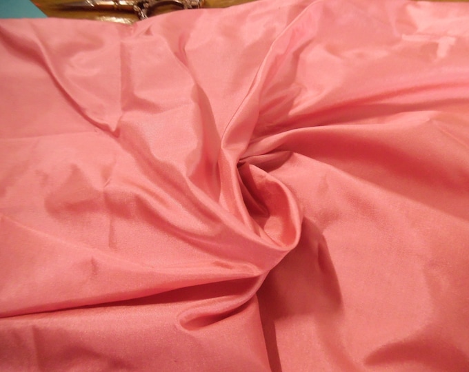 Rose Pink Silk Tissue Taffeta~9"x22"~Great 4 Miniatures~Small dolls~All dolls!