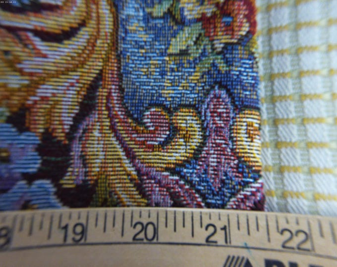 REDUCED! Tapestry/Brocade Bundle~3 Pc's~Doll Acc's~Trunk Liner~Doll Furniture Upholstry Fabric