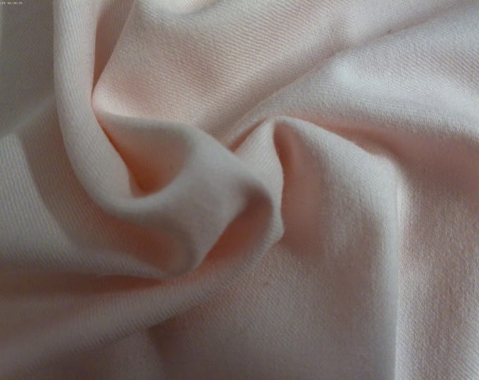 100% Wool Challis~Soft Pink~12"x27"~Doll Fabric~Rare
