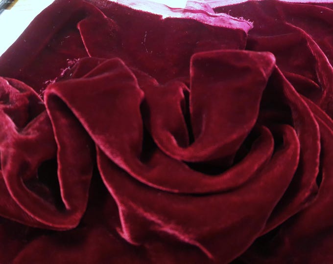 Silk Velvet in Dark Burgandy~17"x27"~Great 4 All dolls!