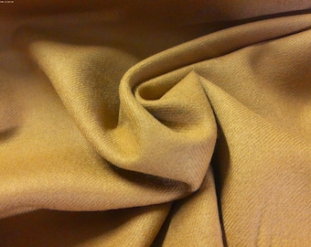 Wool Flannel Suiting~Lt. Camel Brown~ Civil War Reproduction~12"x30"~Light Wt~Doll Fabric