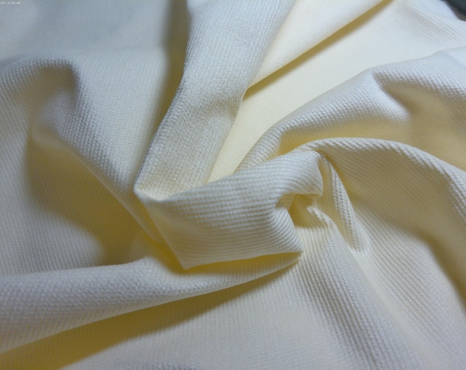 100% Cotton~Featherwale Cord~Ivory~12"x28"~Light Weight Doll Fabric~Miniatures