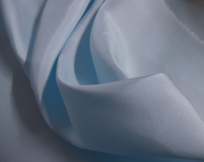 New Soft Silk Shantung~Sky Blue~9"x27"~Doll Fabric~Read Description!