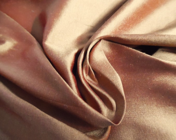 Silk Shantung~Autumn Frost~9"x27"~Doll Fabric