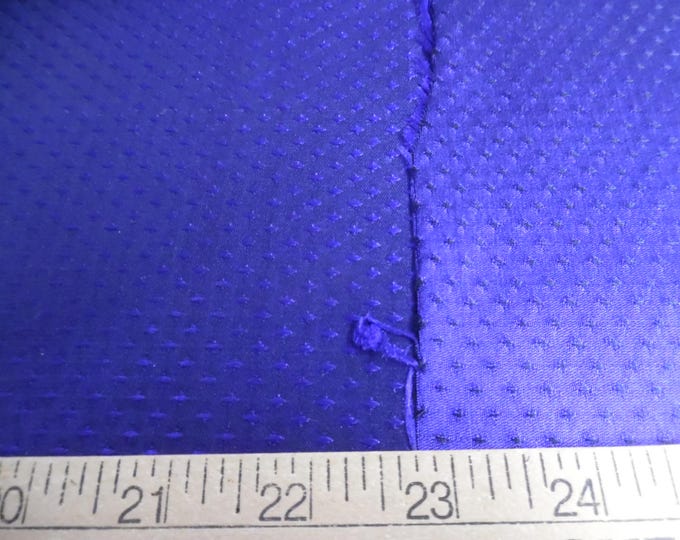 Silk Blend Jacquard Taffeta~Micro Diamonds~Reversible~Royal Purple~9"x22"~Doll Fabric
