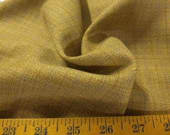 Wool "Stuffs"~Small Plaid~Heathered Blue/Brown/Slate~12"x31"~Light Weight~Doll Fabric