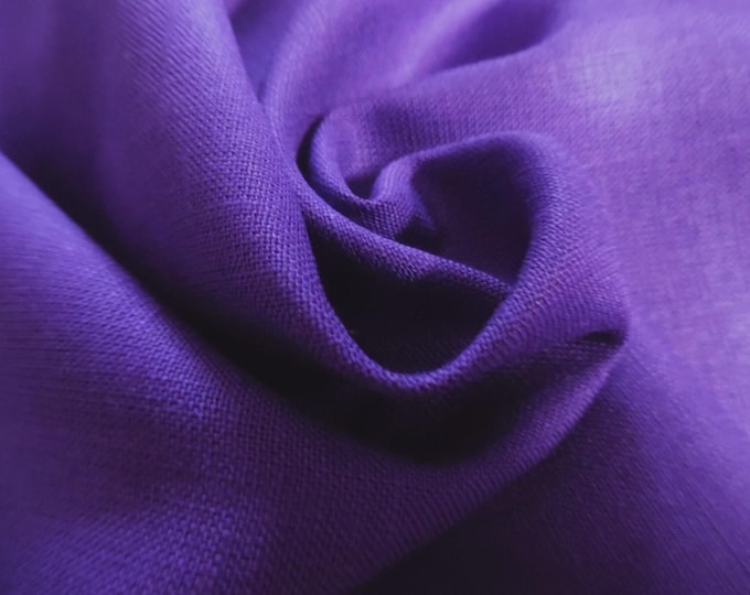 LAST PC! Linen Weave Suiting~Purple~15"x30"