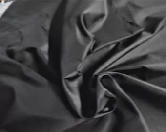 Black Silk Tissue Taffeta~9"x22"~Great 4 Miniatures~Small dolls~All dolls!