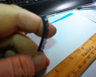 Tiny Ruffled Elastic~6MM wide~Black~BY THE YARD~Doll Trim