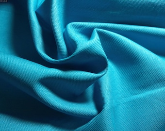 Last Piece! Light Weight Cotton Pique~Dark Aqua~21"x30"~Doll Fabric