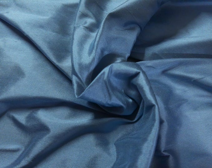 High End 100% Silk Dupioni~French Blue~9"x27"~Doll Fabric
