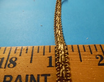 Imported From Italy~ Passementerie Braid~Antique Bronze~100% Rayon~1/4"~Soft & Silky~BTY