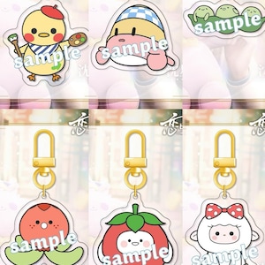 Love and Deepspace Plushies Keychain
