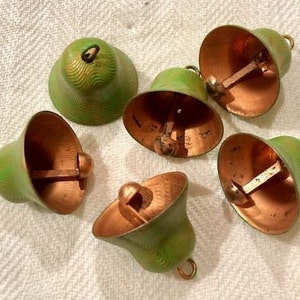 Liberty Bells Textured Surface Working Ringer in LIME GREEN - 6 Bells