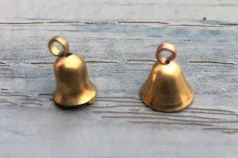 Small Solid Brass Bells Little Bells Tiny Bell Lot of 24 Etsy