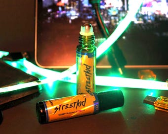 Cyberpunk 2077 Inspired Extrait De Parfum Roll-On Perfume | Cyberpunk Character Background Scents