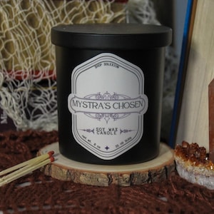 Mystra&#39;s Chosen | Gale Dekarios Inspired 100% Soy Candle | Gamer Gift | Clean Burning Wax