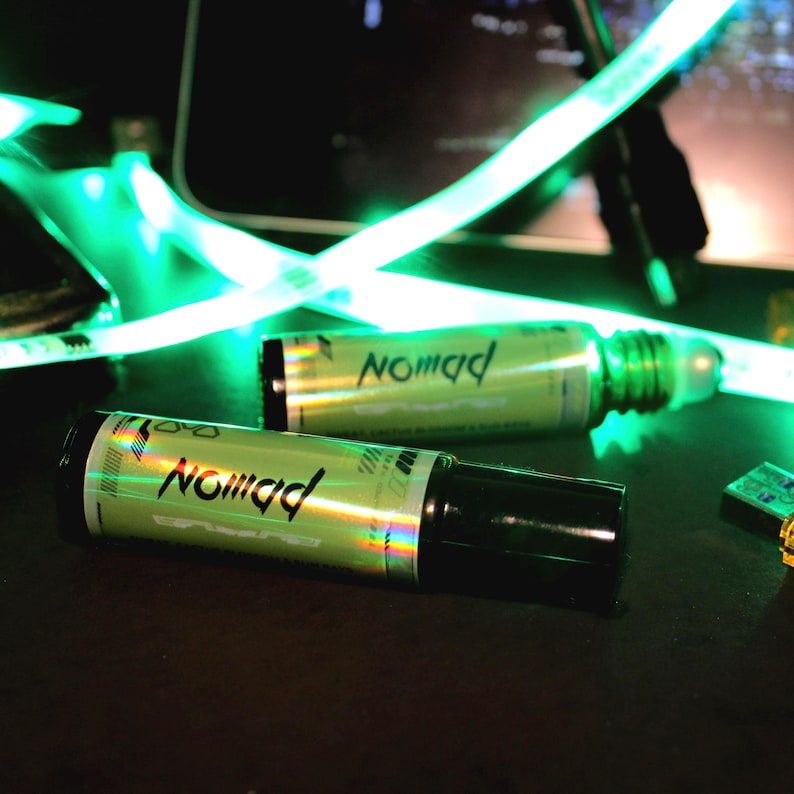 Cyberpunk 2077 Inspired Extrait De Parfum Roll-On Perfume | Cyberpunk Character Background Scents Nomad